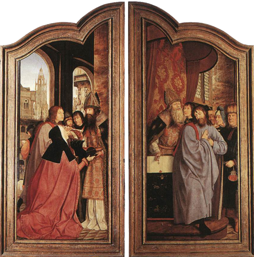 saint anne altarpiece closed